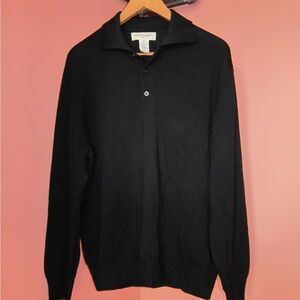 Pronto Uomo 100% WOOL Black Sweater